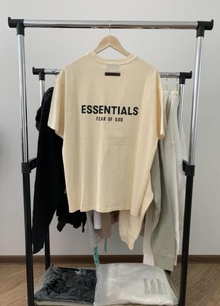 Футболка essentials fear of god essentials white в наличии