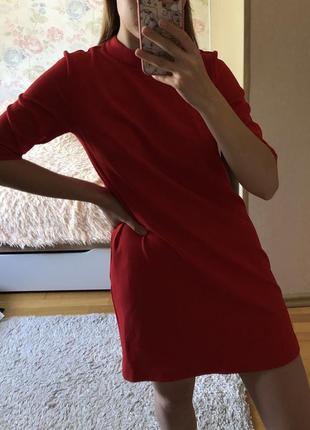 Красное платье4 фото