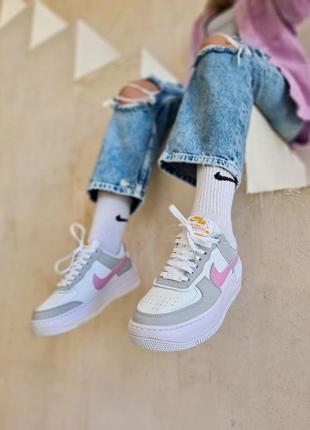 Nike air force 1 marshmallow женские зефирные пастельные кроссовки найк тренд осень весна лето жіночі пастельні ніжні кросівки7 фото