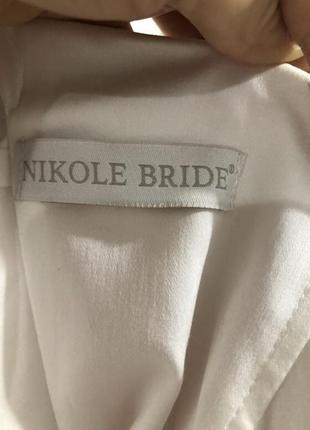 Вечернее, выпускное, пудровоя нарядное платье nikole bride9 фото