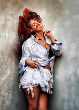 Рубашка с вышивкой олень в клетку nockstein trachten мужская