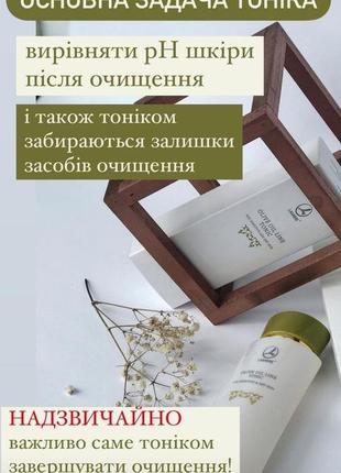 Тонік для всіх типів шкіри обличчя lambre olive oil tonic/тонік для чутливої шкіри/оливковий тонік lambre4 фото