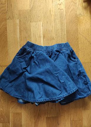 Джинсова спідниця2 фото