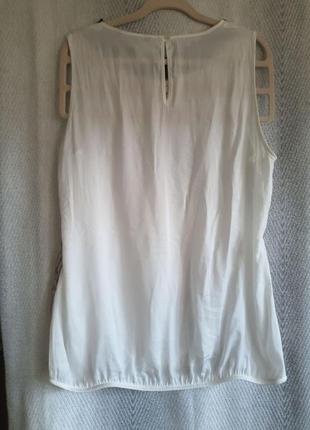 Жіноча блузка літня з натурального шовку з мереживом. мереживна блузка модал/поліестер/котон/шовк5 фото