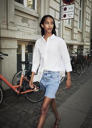 Шорты zara светлый деним