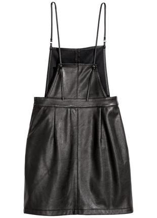Фирменный сарафан из искусственной кожи h&amp;m 2