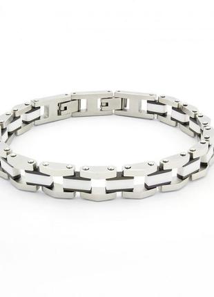 Браслет steel story из керамики и медицинской стали 316l (бк-1688)