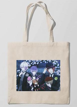 Еко-сумка, шоппер з принтом повсякденна diabolik lovers-диявольські любі