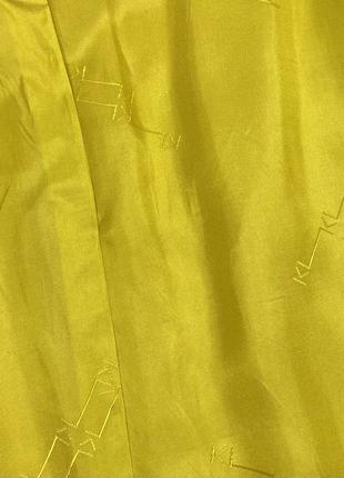 Красивый двубортный винтажный жакет из льна от метра мировой моды6 фото