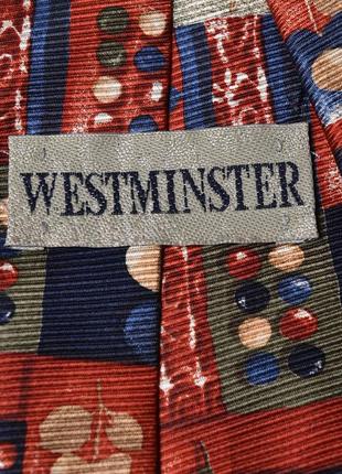 Необычный  шелковый галстук westminster3 фото