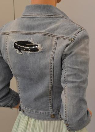 Куртка джинсовая richmond denim, s (42) оригинал2 фото