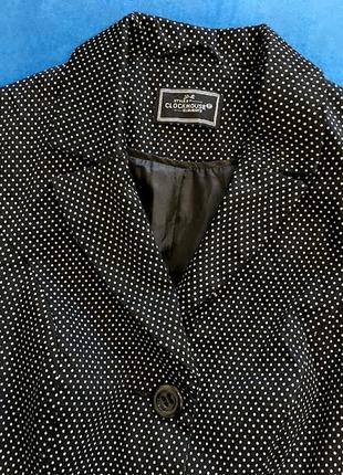 Пиджак в актуальный горошек бренда clockouse xs/s4 фото