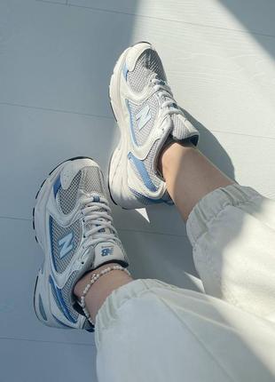 Жіночі кросівки new balance 530 white/blue