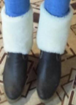 Теплі зимові чоботи анна суї3 фото