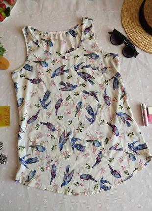 Легка блузка. шифон в бабочки_8/10