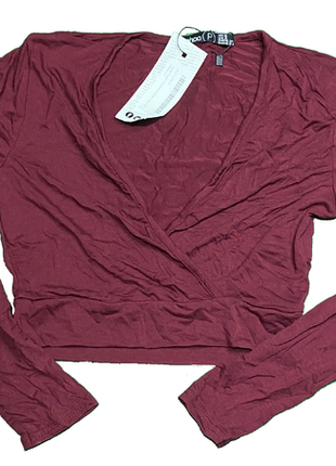 Бордовый топ