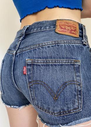 Короткі джинсові шортики levi's4 фото