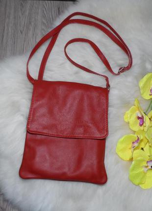 Кожаная  сумочка бренда vera pelle! производство италия!