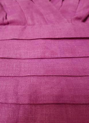 Linea лляне плаття міді натуральний льон сарафан размер18 46 543 фото