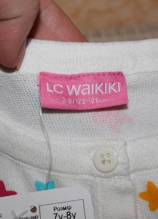 Новая красивая кофта, кардиган девочке 7-8 лет от lc waikiki3 фото