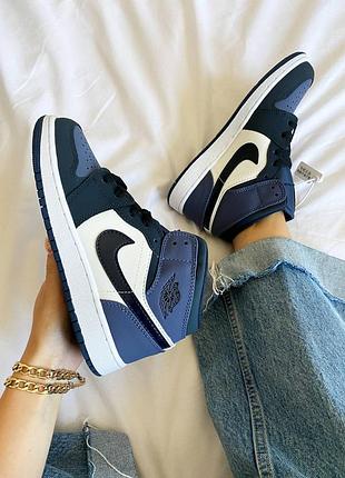Демисезонные кроссовки найк джордан ретро 1 nike jordan retro 1
