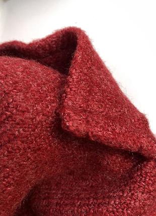 Великий,шерсть шарф накидка з кишенями,бахромою,пончо