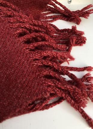 Великий,шерсть шарф накидка з кишенями,бахромою,пончо