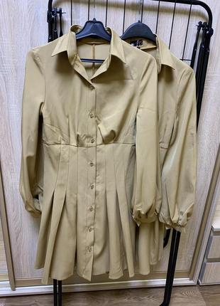 Новые костюмные платья по типу zara