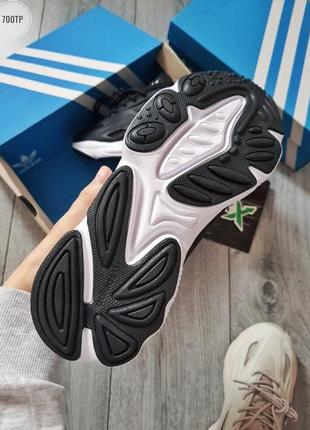 Мужские кроссовки adidas ozweego celox black/white / чоловічі кросівки чорні7 фото