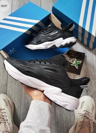 Мужские кроссовки adidas ozweego celox black/white / чоловічі кросівки чорні5 фото