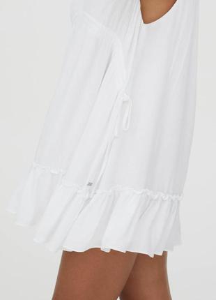 Новое белое платье pull&bear сарафан вискоза3 фото