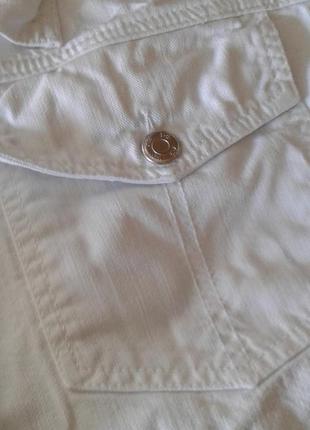 Білі джинсові шорти y-3 італія короткі6 фото
