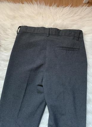 Класические серые брюки штаны для подростка на 11-12 лет9 фото
