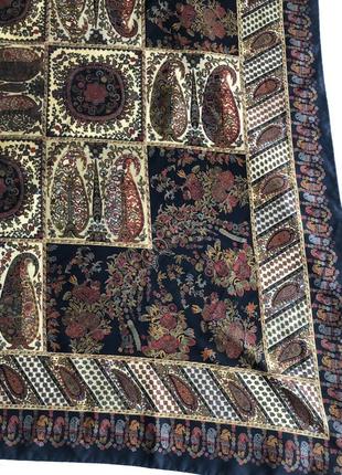 Винтажный шёлковый саржевый платок4 фото