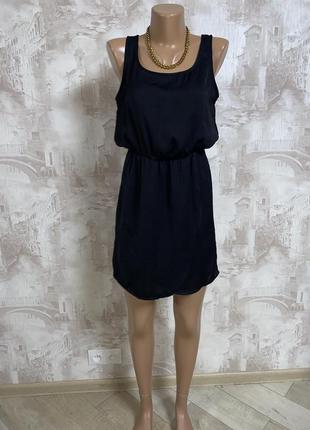 Чорна  шифонова міні сукня,сарафан (029)2 фото