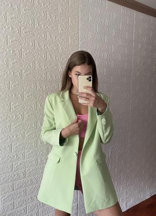 Фісташковий блейзер5 фото