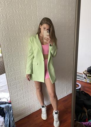Фісташковий блейзер4 фото