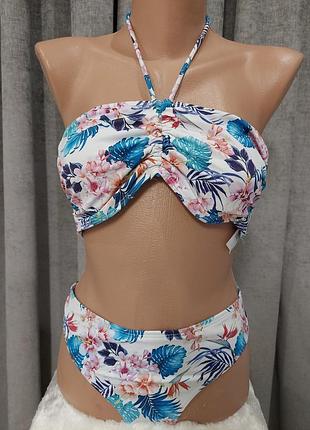 Стильный раздельный купальник primark, большой размер xl-xxl