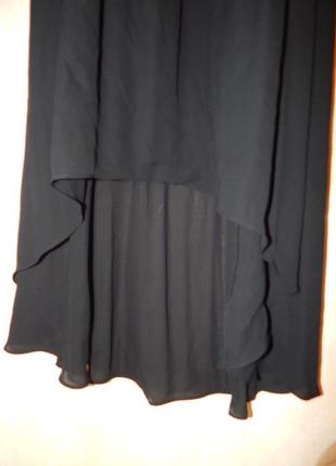 Ассиметричная юбка вверху мелкое гофре.3 фото