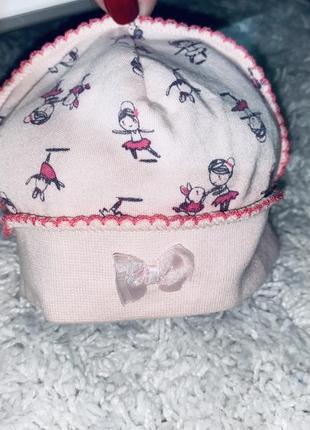 Новые шапочки для девочки принцессы  для новорожденных в роддом на выписку smil3 фото