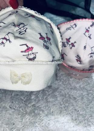 Новые шапочки для девочки принцессы  для новорожденных в роддом на выписку smil5 фото