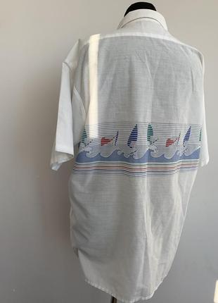 Яхт-клуб гавайская рубашка barry disley винтаж4 фото