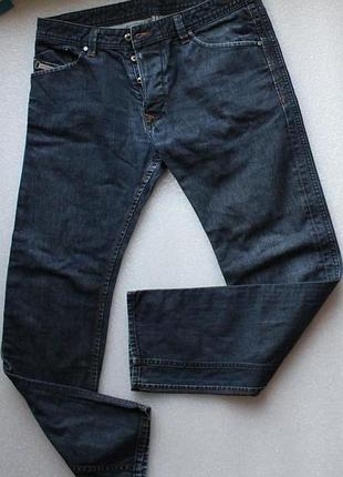 Джинсы diesel дизель темно синие большие w34 l32