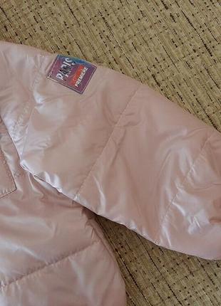 Куртка курточка бомбер демисезонная модная стильная пудра легкая5 фото