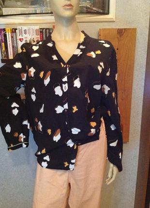 Натуральная рубашка - блуза бренда therese, р. 585 фото