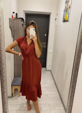 Платье миди zara