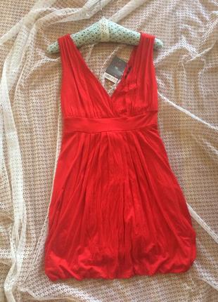 Красный сарафан платье красивого кроя dorothy perkins