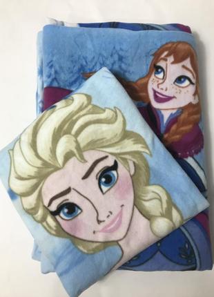 Набор постельного белья для девочки frozen холодное сердце флисовое постельное бельё