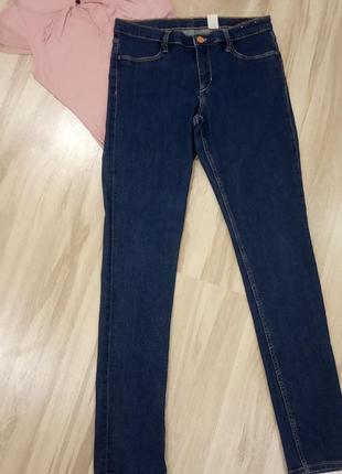 Сині джинси скінні