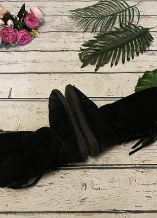 Натуральные замшевые угги сапоги ботинки зимние кожаные на меху bearpaw7 фото